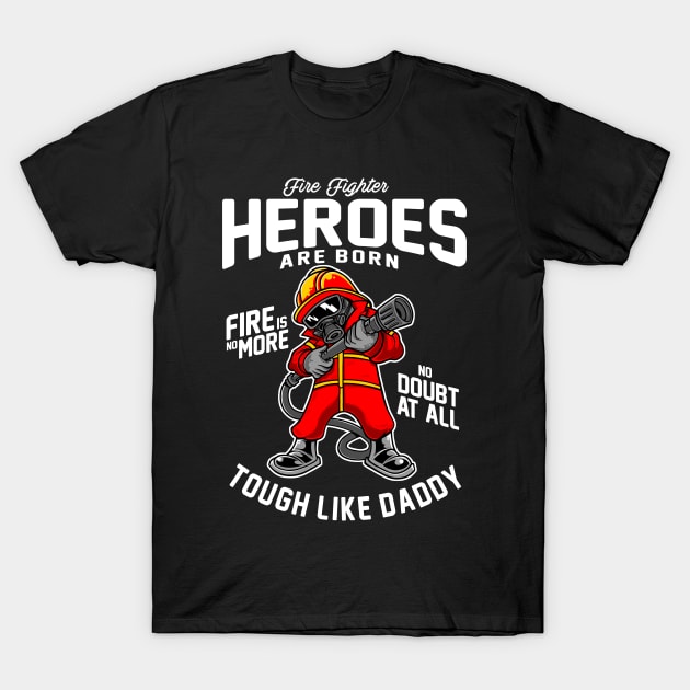 Fire Fighter T-Shirt by Unestore